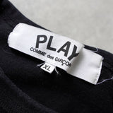 プレイ コムデギャルソン ハートロゴ Tシャツ ブラック - NEWSED