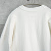 Jil Sander 徽标大码长袖上衣 白色