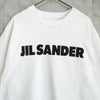 Jil Sander 徽标 T 恤白色