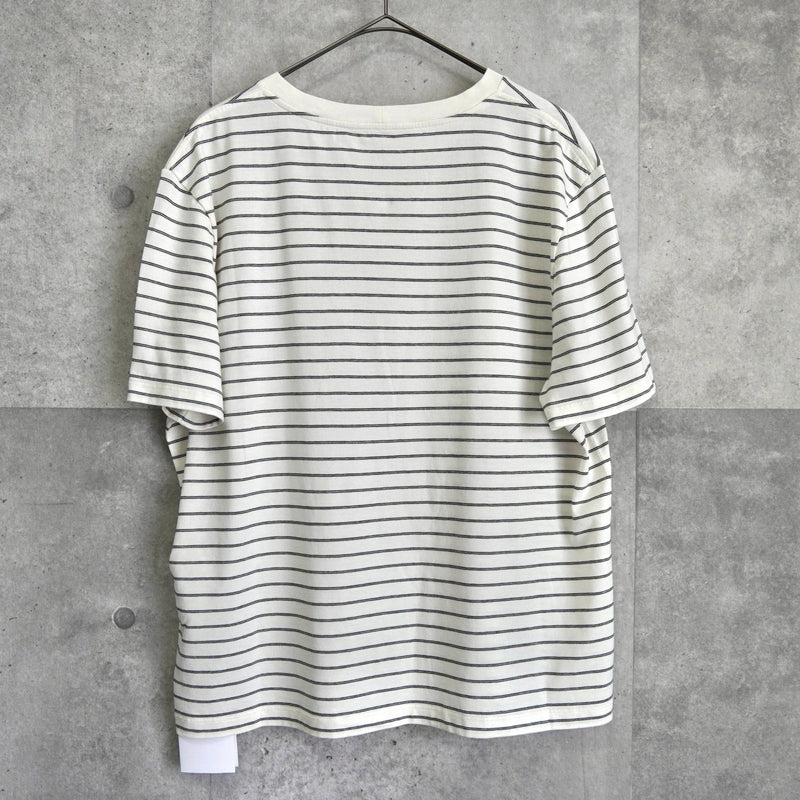 セリーヌ トリオンフ ボーダー柄 Tシャツ ホワイト - NEWSED