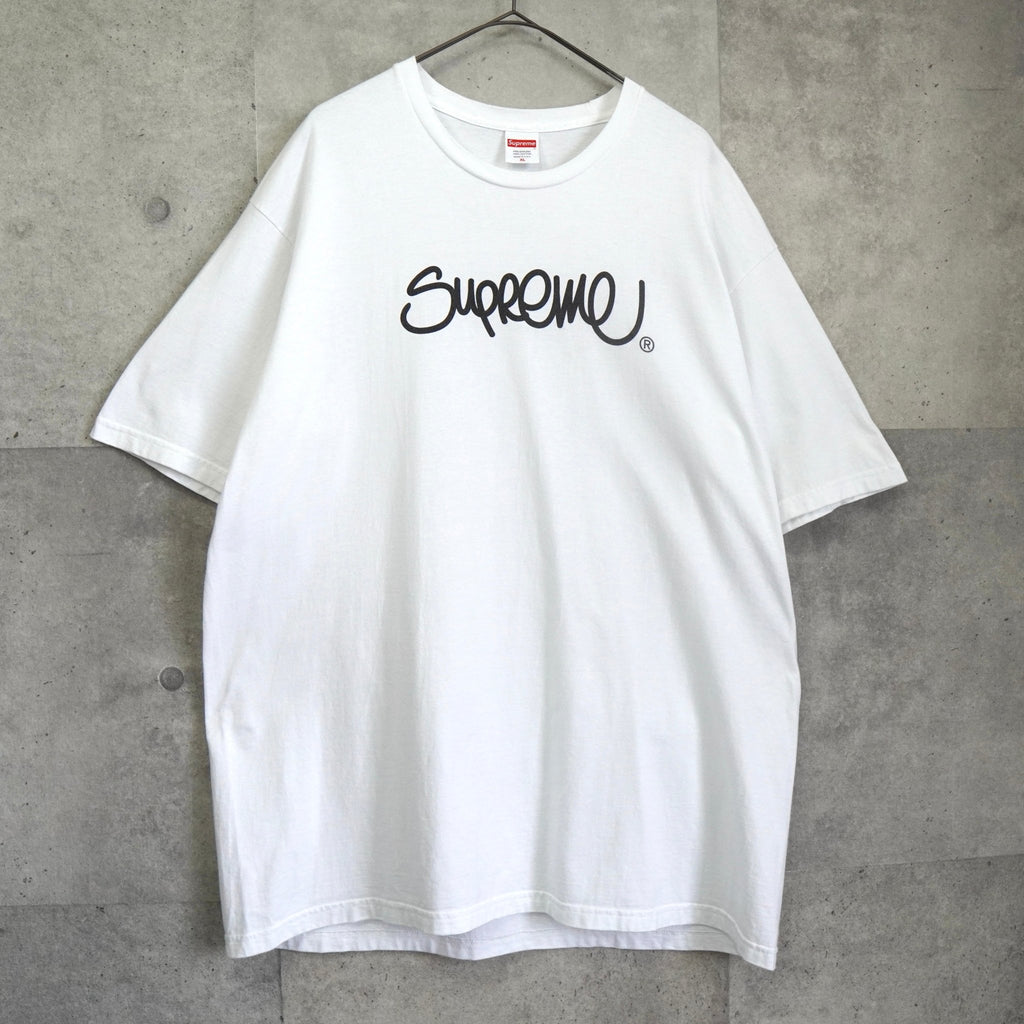 Supreme 徽标 T 恤白色