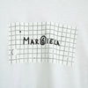 エムエムシックス メゾン マルジェラ ロゴ オーバーサイズ Tシャツ ホワイト