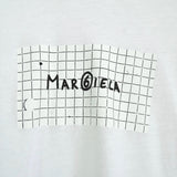 エムエムシックス メゾン マルジェラ ロゴ オーバーサイズ Tシャツ ホワイト - NEWSED