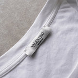 ヴァレンティノ ロゴ Tシャツ ホワイト - NEWSED
