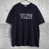 ヴァレンティノ ロゴ Tシャツ ブラック - NEWSED