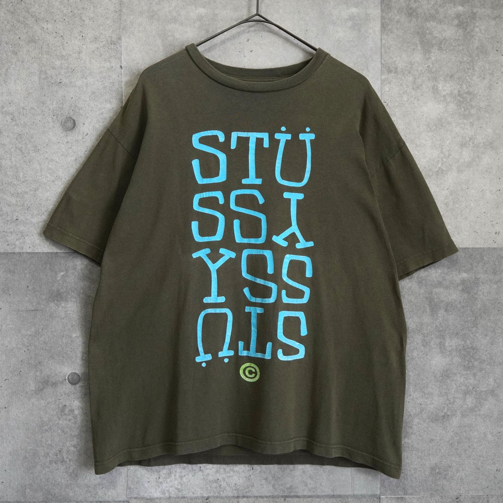 Old Stüssy 印花 T 恤 卡其色