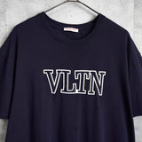 ヴァレンティノ ロゴ Tシャツ ブラック - NEWSED