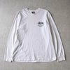 Stüssy 白色双面印花长袖T恤