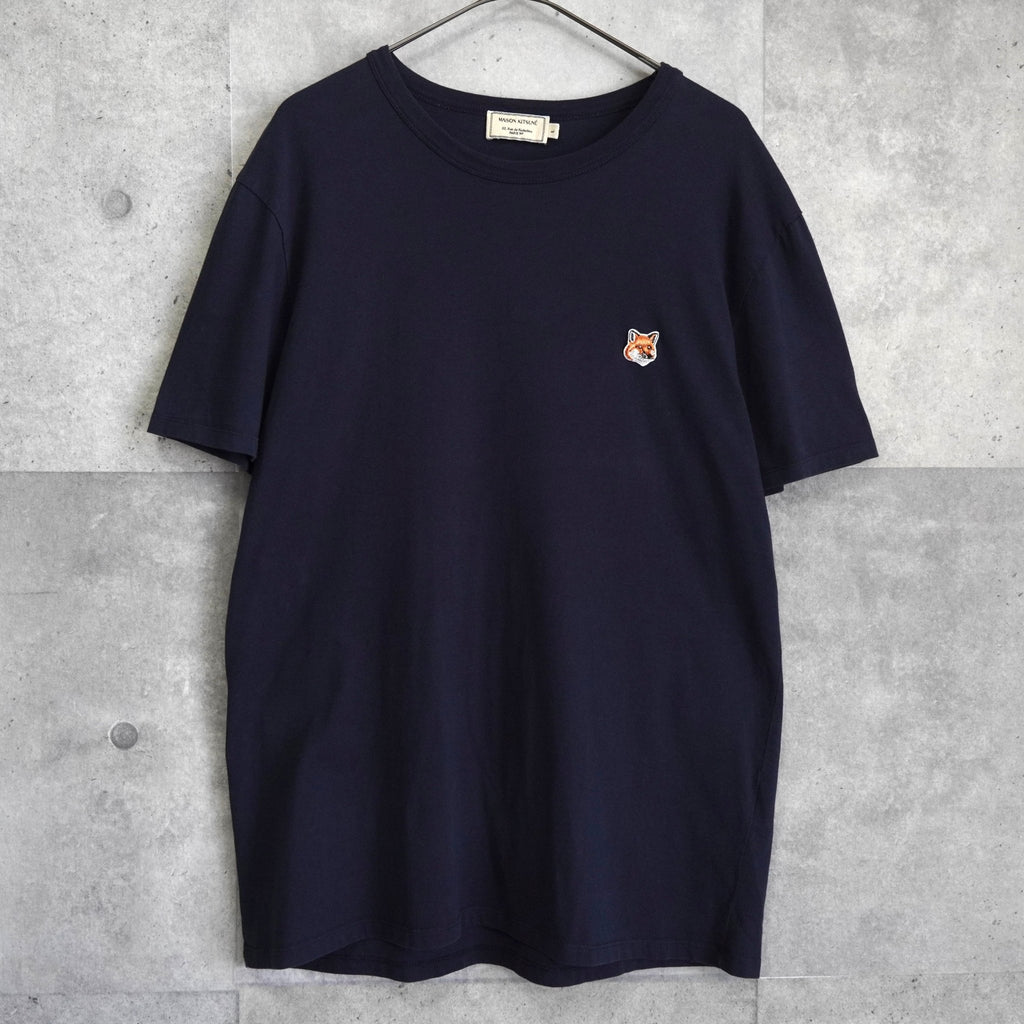 Maison Kitsune 狐狸头 T 恤 海军蓝