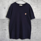 メゾンキツネ フォックスヘッド Tシャツ ネイビー - NEWSED