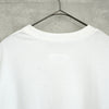 エムエムシックス メゾン マルジェラ ロゴプリント オーバーサイズ Tシャツ ホワイト