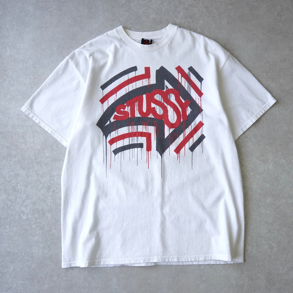 Stüssy 白色印花T恤