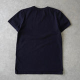 メゾンキツネ フォックスヘッドパッチ Tシャツ ネイビー - NEWSED