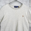 ポロラルフローレン スモールポニー ロゴ Tシャツ グレージュ