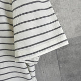 セリーヌ トリオンフ ボーダー柄 Tシャツ ホワイト - NEWSED