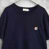 Maison Kitsune 狐狸头 T 恤 海军蓝