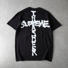 Supreme x Thrasher Logo 双面印花 T 恤（黑色）