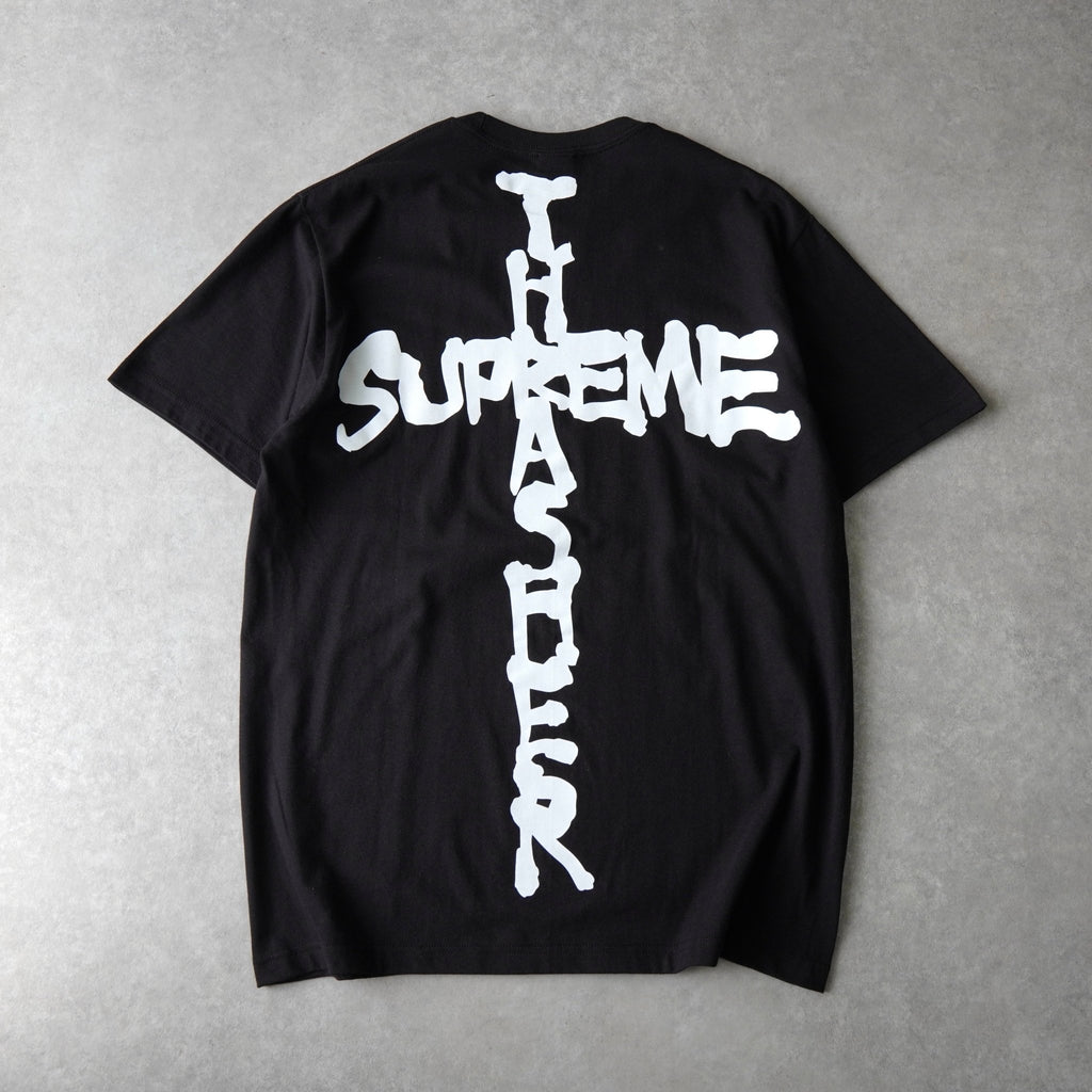 Supreme x Thrasher Logo 双面印花 T 恤（黑色）