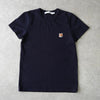 Maison Kitsune 狐狸头贴片 T 恤，海军蓝