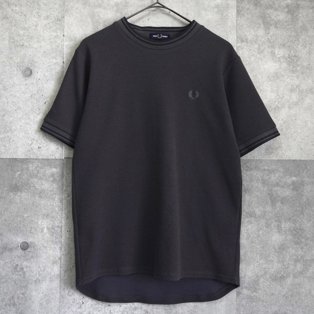 Fred Perry 炭灰色徽标 T 恤