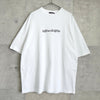 Balenciaga Logo Oversized T-Shirt White