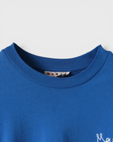 マルニ ステッチ 筆記体ロゴ Tシャツ ブルー サイズ38 レディース - NEWSED