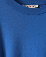 マルニ ステッチ 筆記体ロゴ Tシャツ ブルー サイズ38 レディース - NEWSED