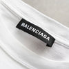 Balenciaga 徽标超大 T 恤白色