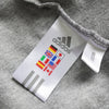 Adidas Performance Logo Ringer T恤（灰色/黑色）
