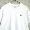 アミパリ アミ パリス ロゴ 刺繍 Tシャツ ホワイト