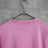 バレンシアガ ロゴ ダメージ加工 オーバーサイズ Tシャツ ピンク