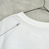 エムエムシックス メゾン マルジェラ ロゴプリント オーバーサイズ Tシャツ ホワイト