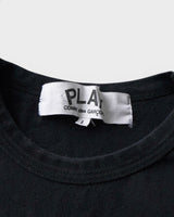 プレイ コム デ ギャルソン ハートロゴ Tシャツ ブラック - NEWSED
