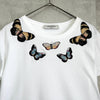 Valentino Butterfly Embroidered T-Shirt in White