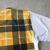 Comme des Garçons 黄/白格纹 T 恤