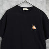 メゾン キツネ チラックスフォックス Tシャツ ブラック