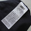 エムエムシックス メゾン マルジェラ ナンバーロゴ Tシャツ ブラック