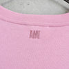 Ami Paris heart logo T-shirt, pink, unused with tags