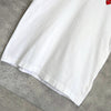 Play Comme des Garçons 白色心形徽标 T 恤