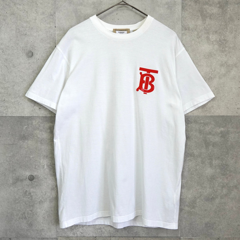 Burberry One Point Logo T恤 白色