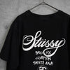 Stüssy 黑色双面印花T恤