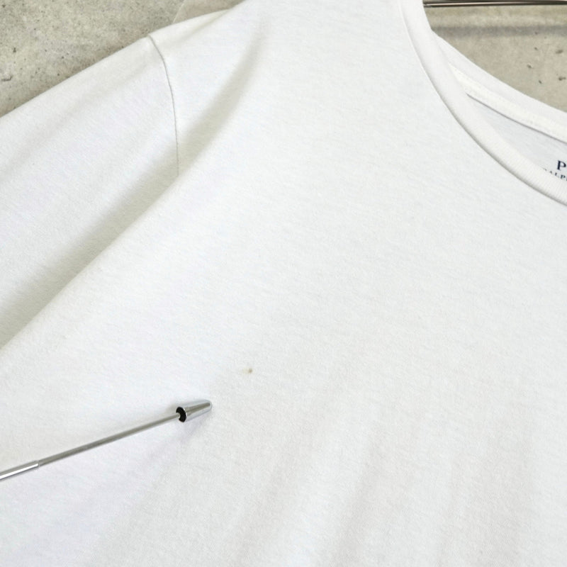 ポロ ラルフローレン スモールポニー ロゴ Tシャツ ホワイト - NEWSED