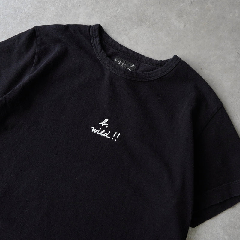 アニエスベー ロゴ Tシャツ ブラック レディース - NEWSED