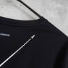 ジルサンダー バックロゴ プレーン ロンT ブラック