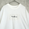 エムエムシックス メゾン マルジェラ ロゴプリント オーバーサイズ Tシャツ ホワイト