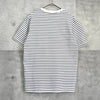 Lacoste 徽标边框珠地网眼 T 恤黑色 x 白色