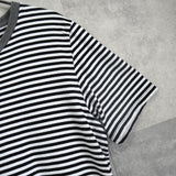 メゾン マルジェラ ボーダー Tシャツ ブラック / ホワイト / グレー - NEWSED