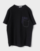 マルニ パッチワーク 胸ポケット Tシャツ ブラック サイズ44 メンズ レディース