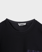 マルニ パッチワーク 胸ポケット Tシャツ ブラック サイズ44 メンズ レディース - NEWSED
