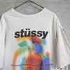Stüssy 白色双面印花T恤